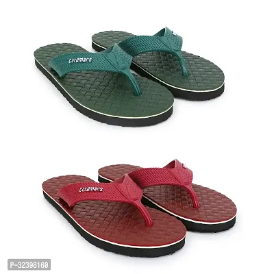 Stylish Rubber Slippers  For Women Pack of 2-thumb0