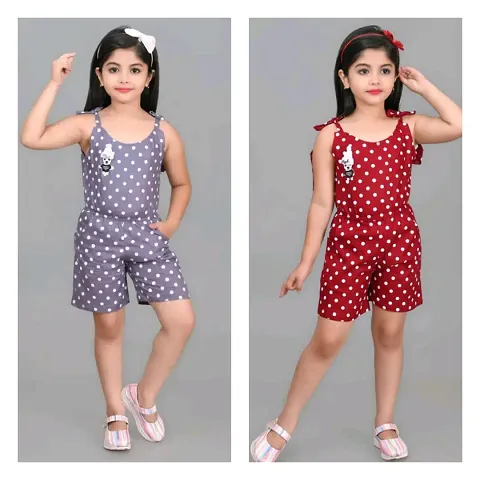 BABY GIRLS SUMMER SPECIAL JUMPSUIT COMBO SET