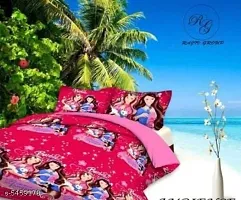 Myra Collection Cotton 144 Tc Cotton Double Bedsheet with 2 Pillow Covers [ Multi_09 ]-thumb2