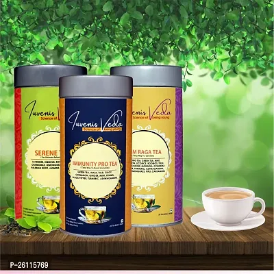 Iuvenis Veda 3-in-1 Tea Combo Pack - Serene, Immunity Pro, Slim Raga Tea | 60 Tea Bags, 20 Tea Bags Each-thumb4
