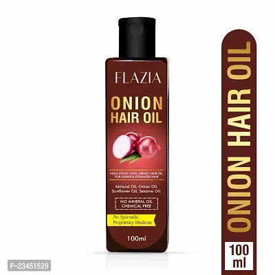 FLAZIA Red Onion Oil for Hair Regrowth  Hair Fall Control Hair Oil (100ML)