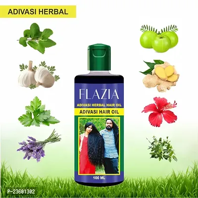 FLAZIA Adivasi Neelambari hair care Adivasi Best hair growth oil 100ML (Pack of 6) Hair Oil  (600 ml)-thumb2