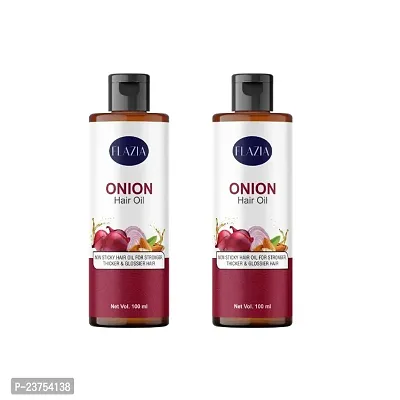 FLAZIA Premium Red Onion Hair Growth Hair oil 100ML Pack of 2