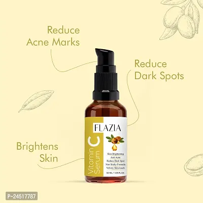 FLAZIA Vitamin C Face Serum for Glowing and Brightening Skin (30ML)-thumb2