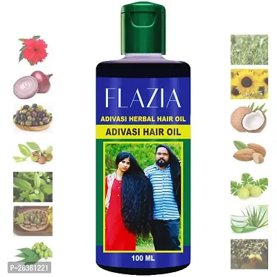 Adivasi Herbal Hair Growth Oil  Controls Hairfall  Strong and Healthy Hair |(100 ML) pack of 4-thumb5