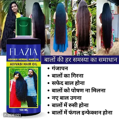 Adivasi Herbal Hair Growth Oil  Controls Hairfall  Strong and Healthy Hair |(100 ML) pack of 4-thumb2