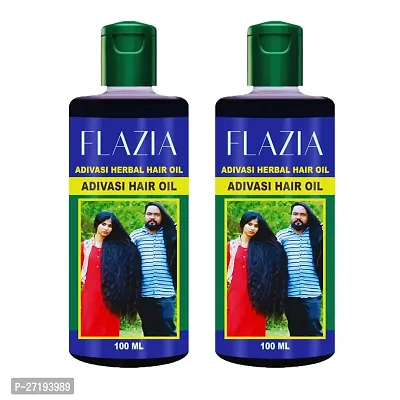 FLAZIA Neelambari Adivasi Herbal hair Oil for Hair Growth (100 ML) Pack of 2