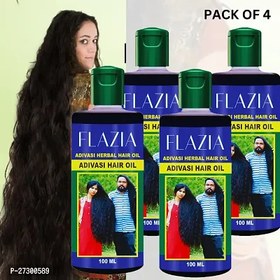 Flazia Neelambari Aadivasi Herbal Hair Oil for Hair Growth  (100ML) PAck of 4