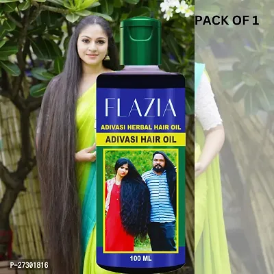 FLAZIA Original Aadivasi herbal Hair Oil for Men and Women (100ML)-thumb0