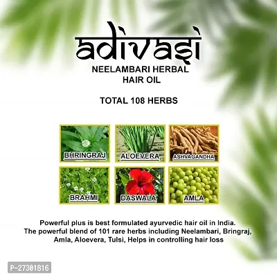 FLAZIA Original Aadivasi herbal Hair Oil for Men and Women (100ML)-thumb4