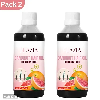 Flazia Anti Dandruff Hair Growth Oil, 100 ml, Pack of 2