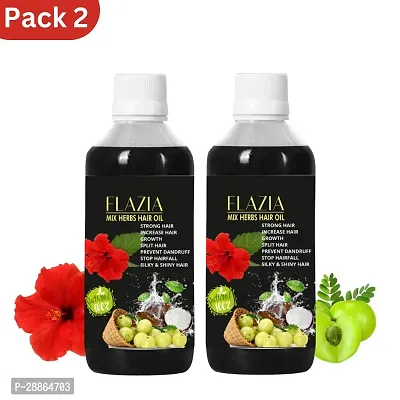 Flazia Mix Herbal Hair Growth Oil, 100ml, Pack of 2