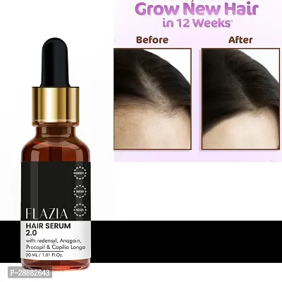 Flazia Hair Growth Serum Unisex, 30ml, Pack of 1