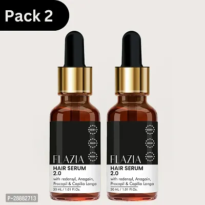 Flazia Hair Growth Serum Unisex, 30ml, Pack of 2