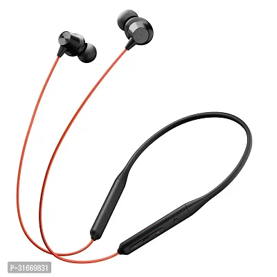 TECHFIRE T60 PRO Bullets Wireless Z Bass Edition Neckband headphone with 40 hr playtime Bluetooth Headset  (Acoustic Red, In the Ear)