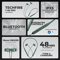 Modern Bluetooth Wireless Neckband With Microphone-thumb1