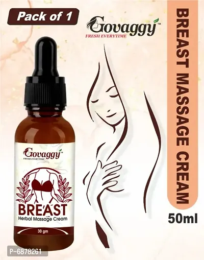 Govaggy Herbal Cream For Prevents sagging of breasts 100% Ayurvedic Massage Cream For Women And Young Ladies