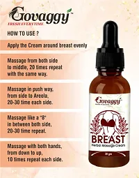 Govaggy Herbal Cream For Prevents sagging of breasts 100% Ayurvedic Massage Cream For Women And Young Ladies-thumb2