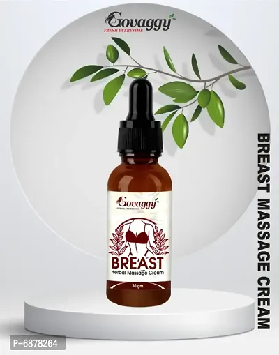 Govaggy Herbal Cream For Prevents sagging of breasts 100% Ayurvedic Massage Cream For Women And Young Ladies-thumb0