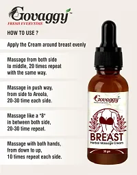 Govaggy Herbal Cream For Prevents sagging of breasts 100% Ayurvedic Massage Cream For Women And Young Ladies-thumb1