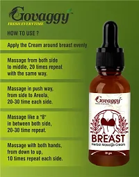 Govaggy Herbal Cream For Prevents sagging of breasts 100% Ayurvedic Massage Cream For Women And Young Ladies-thumb1