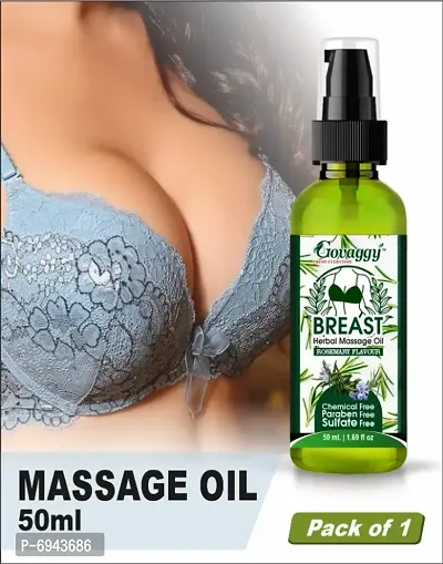 Govaggy Herbal Oil For Prevents sagging of breasts 100% Ayurvedic Massage Cream For Women And Young Ladies