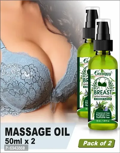 Govaggy Herbal Oil For Prevents sagging of breasts 100% Ayurvedic Massage Cream For Women And Young Ladies-thumb0