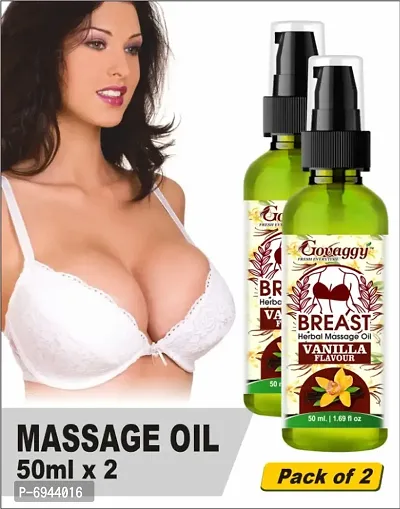 Govaggy Herbal Oil For Prevents sagging of breasts 100% Ayurvedic Massage Cream For Women And Young Ladies-thumb0