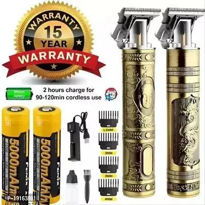 Best Quality MAXTOP MP-99 Professional Rechargeable Hair trimmer Battery Run Time 120 Min Electric Hair Clipper For Men (GOLDEN)(PACK OF 1)