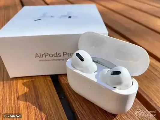 AirPods Pro In-Ear Active Noise Cancellation Truly Wireless Earbuds With Mic (Bluetooth 5.0) Charging case.-thumb0