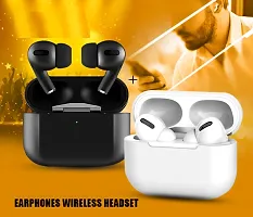 AirPods Pro In-Ear Active Noise Cancellation Truly Wireless Earbuds With Mic (Bluetooth 5.0) Charging case.-thumb1