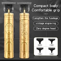 Trimmer For Men Buddha Golden Metal Mp 98 T Blade Professional Hair Trimmer Rechargeable Cordless Electric Hair Clippers Trimmer For Men Pack Of 1 Hair Removal Trimmers-thumb3