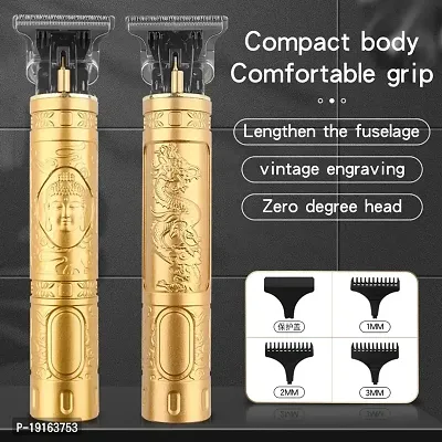 Hair Trimmer For Men Buddha Style Trimmer, Professional Hair Clipper, Adjustable Blade Clipper, Hair Trimmer and Shaver For Men, Retro Oil Head Close Cut Precise hair Trimming Machine (pack of 1)-thumb4