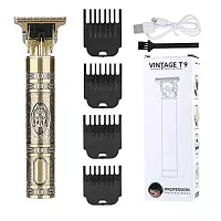 Vintage T9 shaving machine Fully Waterproof Trimmer Trimmer 120 min Runtime 4 Length Settings  (Gold)-thumb3