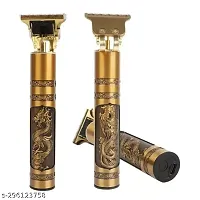 Vintage T9 shaving machine Fully Waterproof Trimmer Trimmer 120 min Runtime 4 Length Settings  (Gold)-thumb4