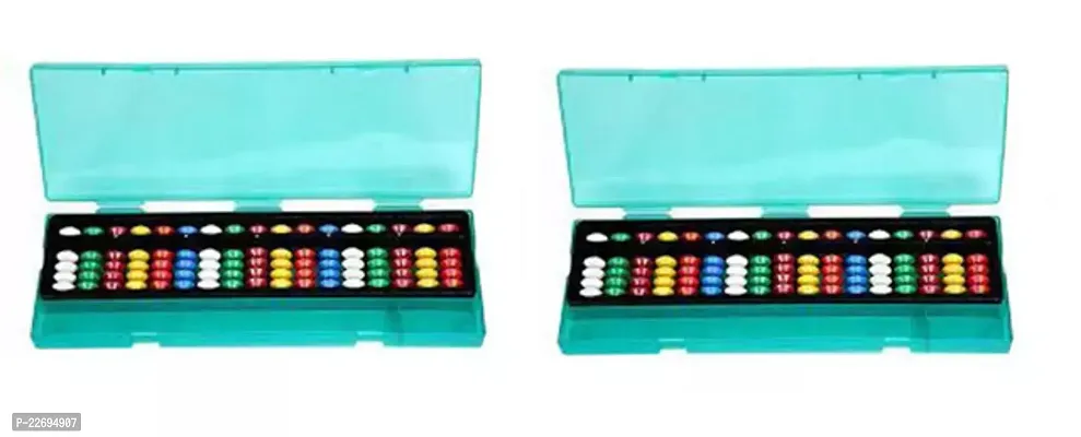 Student 17 Rod Abacus Kit With Box (Multicolor) Pack Of 2