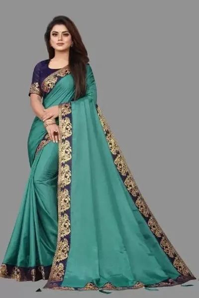 New In Art Silk Sarees with Blouse piece