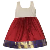 Alluring Maroon Cotton Lehenga Choli With Waist Belt And Accessories For Girls-thumb1