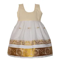 Alluring White Cotton Silk Lehenga Choli With Waist Belt And Accessories For Girls-thumb2