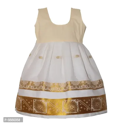 Alluring White Cotton Silk Lehenga Choli With Waist Belt And Accessories For Girls-thumb3