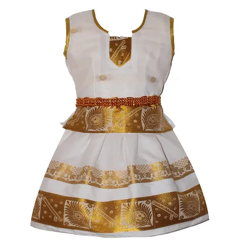 Alluring Cotton Woven Design Lehenga Cholis For Girls