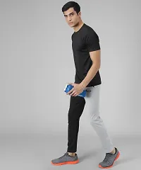 Multicoloured Cotton Spandex Regular Track Pants For Men-thumb4