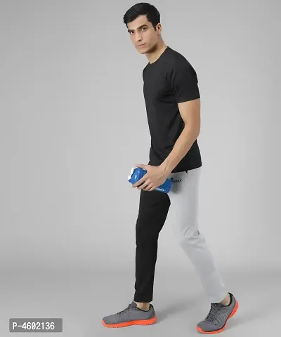 Multicoloured Cotton Spandex Regular Track Pants For Men-thumb5