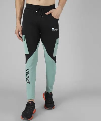 Multicolored Mens Lycra Track Pant