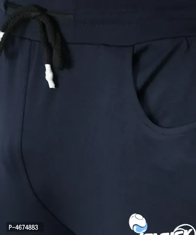 Multicoloured Cotton Spandex Colourblocked Regular Fit Track Pants-thumb5