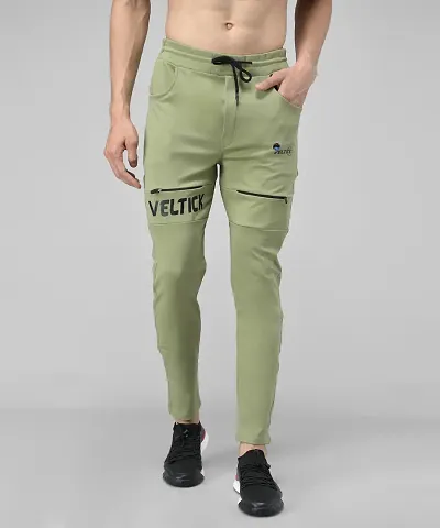 Cotton Spandex Solid Regular Fit Track Pants For Men