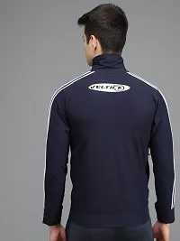Navy Blue Lycra Blended Jackets For Men-thumb1