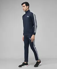 Stylish Fancy Cotton Blend Solid Regular Fit Tracksuit For Men-thumb3