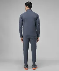 Stylish Fancy Cotton Blend Solid Regular Fit Tracksuit For Men-thumb1