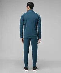 Stylish Fancy Cotton Blend Solid Regular Fit Tracksuit For Men-thumb1